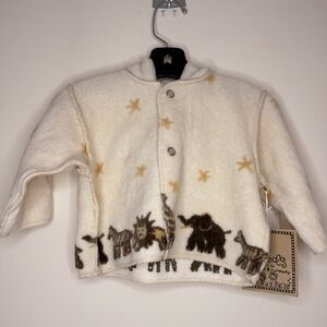 NWT SEEDS by CORKY & COMPANY Zoo Crew Hooded Snap Front Jacket